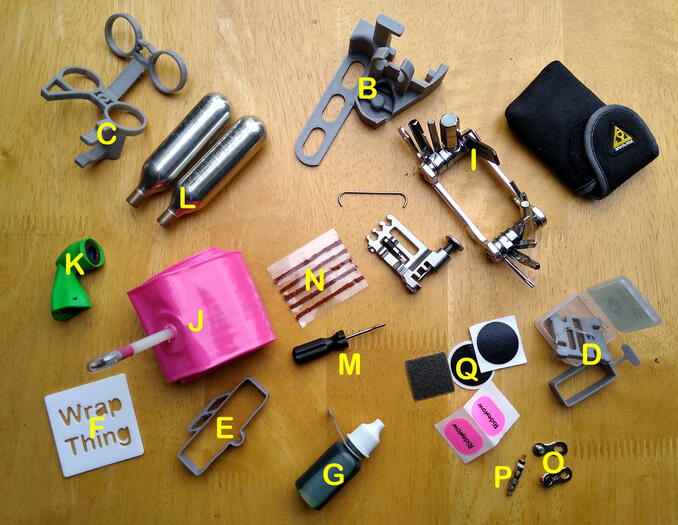 Everything out! (see further below for refs to full kit list)